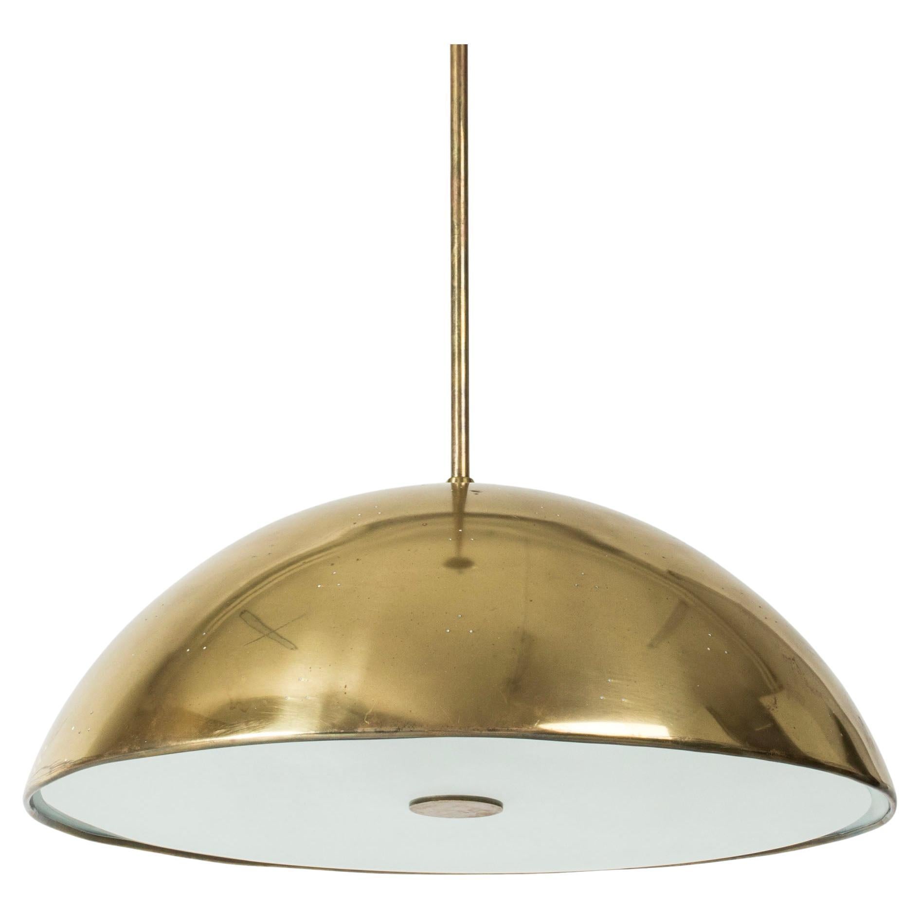 Midcentury Modern Ceiling Light by Paavo Tynell, Finland, 1950s