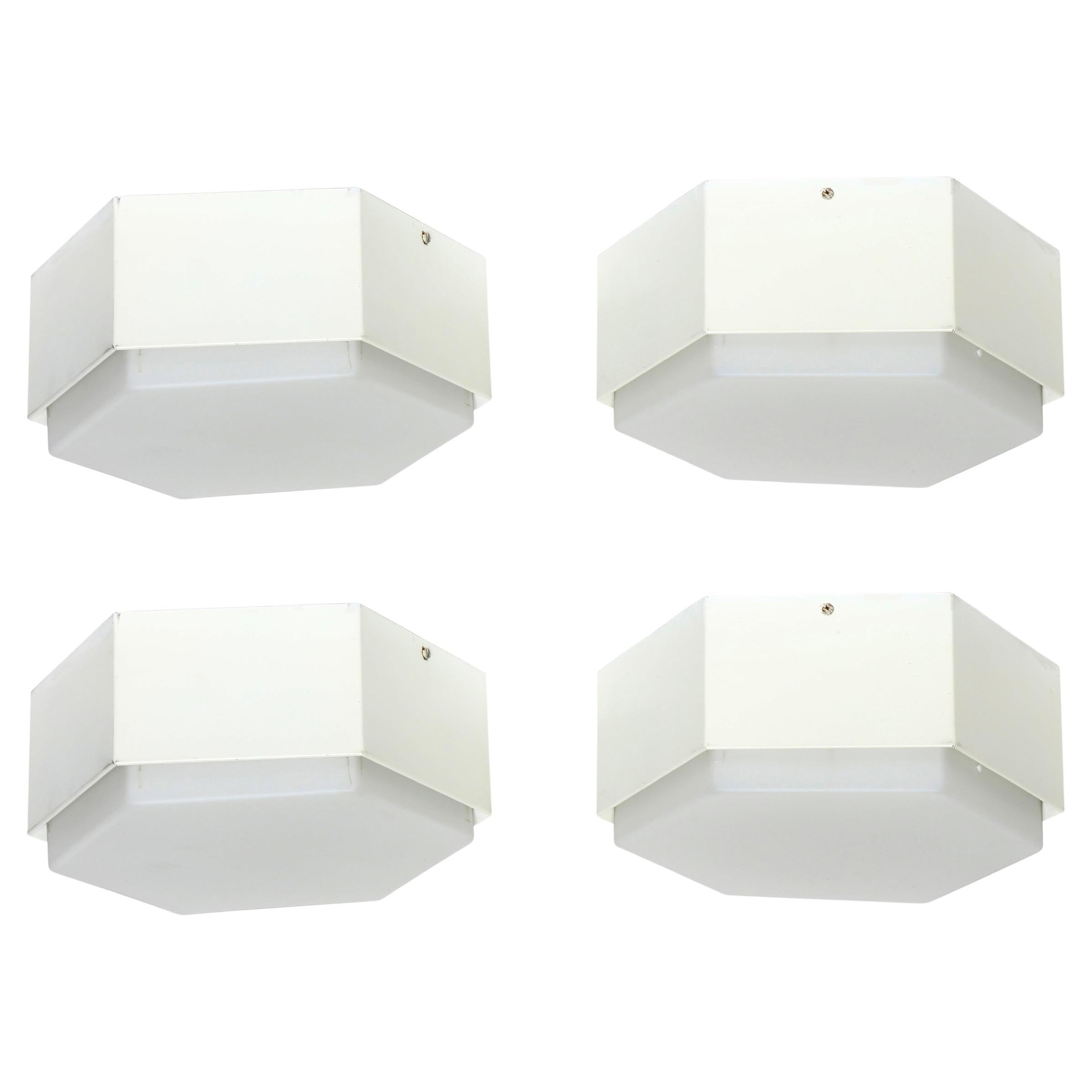 Lampade da soffitto o da parete di RAAK Amsterdam del 1960 circa, una coppia