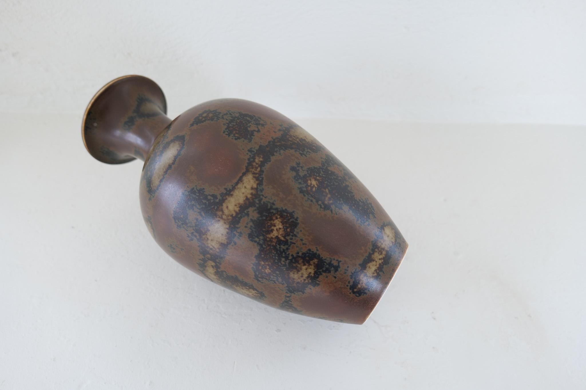 Vase en céramique du milieu du siècle Rörstrand Gunnar Nylund, Suède en vente 4
