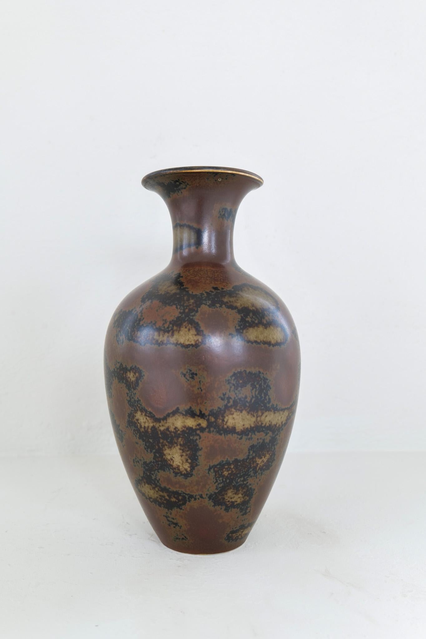 Vase en céramique du milieu du siècle Rörstrand Gunnar Nylund, Suède en vente 1