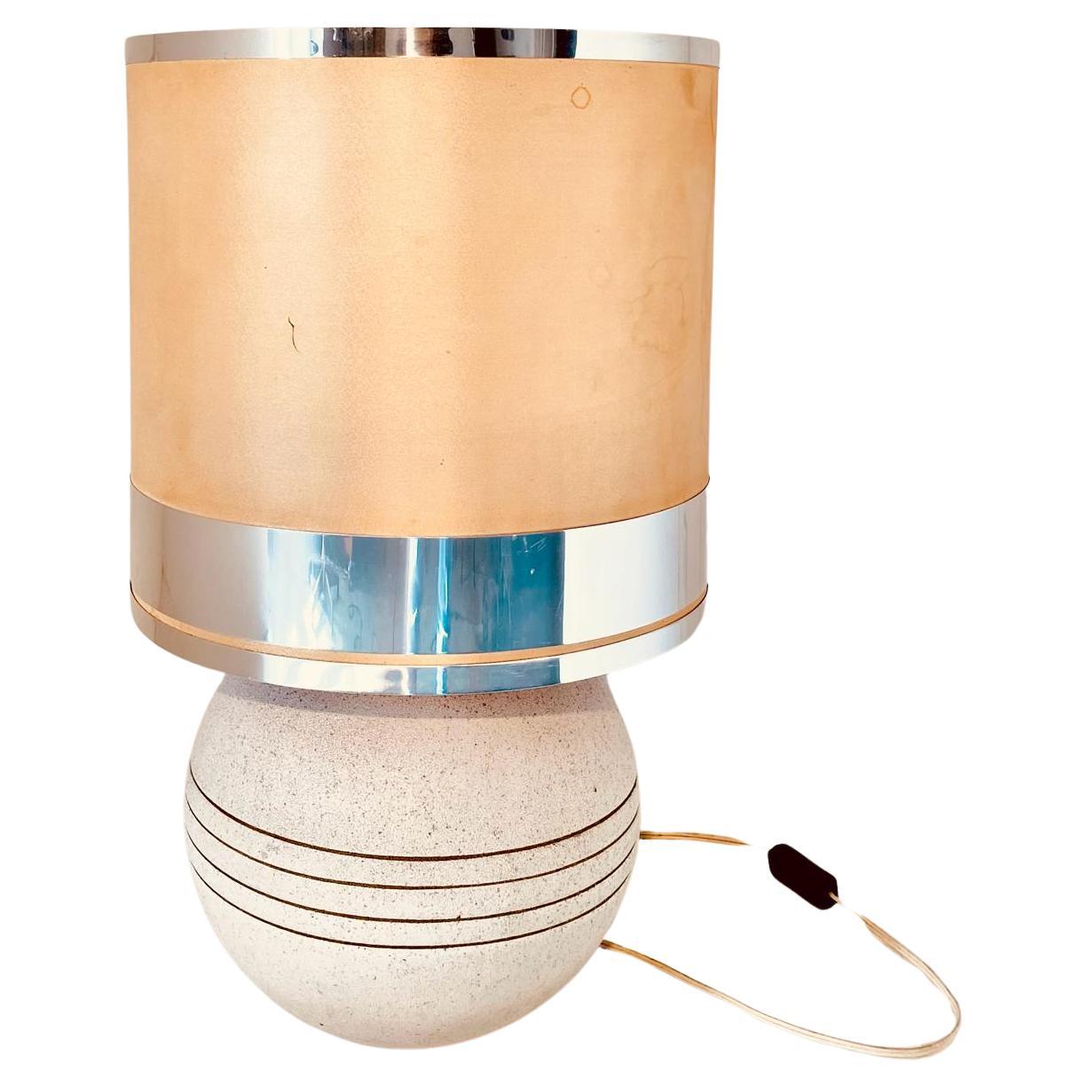 Lampe de table en céramique moderne du milieu du siècle dernier, Reggiani, Italie 1970