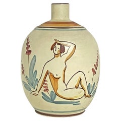 Retro Midcentury Modern Ceramic Vase by Kalle Akkola, Finland ca 1950's