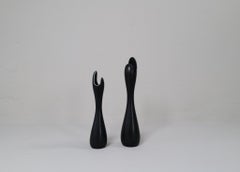 Midcentury Modern Ceramic Vases "Caolina" Gunnar Nylund Rörstrand, Sweden