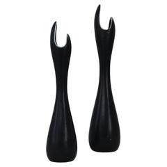 Midcentury Modern Ceramic Vases "Caolina" Gunnar Nylund Rörstrand, Sweden