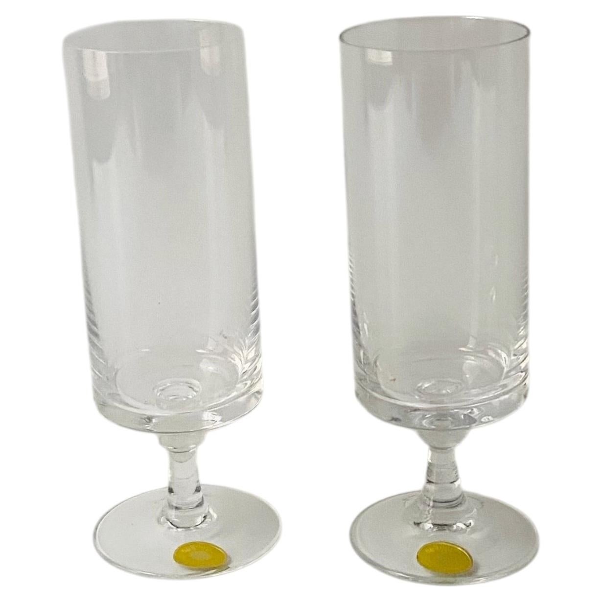 Pre-owned Rosenthal Midcentury Modern Champagne Glasses, Mid 20th Century In Gray