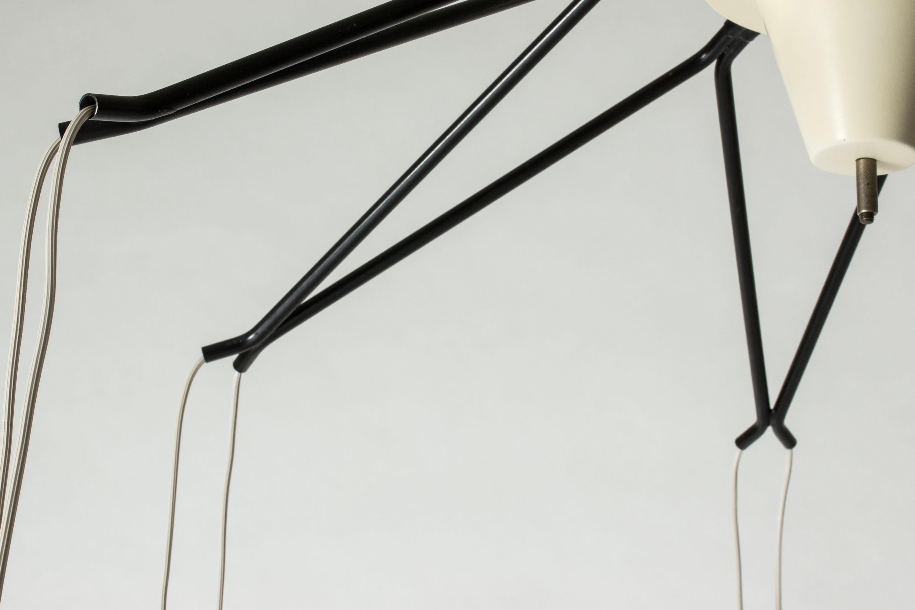 Mid-20th Century Midcentury Modern Chandelier from ASEA, Sweden, 1950s For Sale