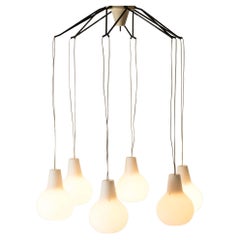 Midcentury Modern Chandelier from ASEA, Sweden, 1950s