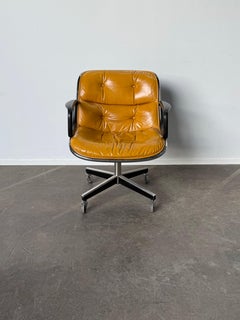 Midcentury Modern Charles Pollock Desk Chair by Knoll