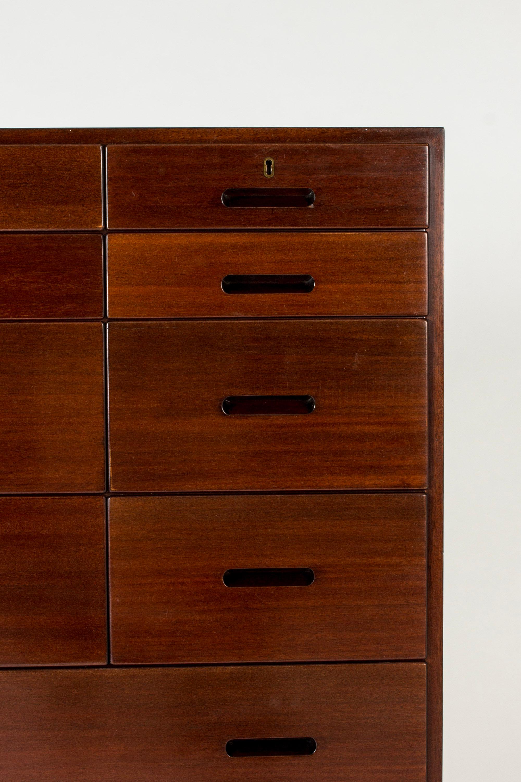 Mid-Century Modern Chest of Drawers by Kai Winding, Denmark, 1960s In Good Condition For Sale In Stockholm, SE