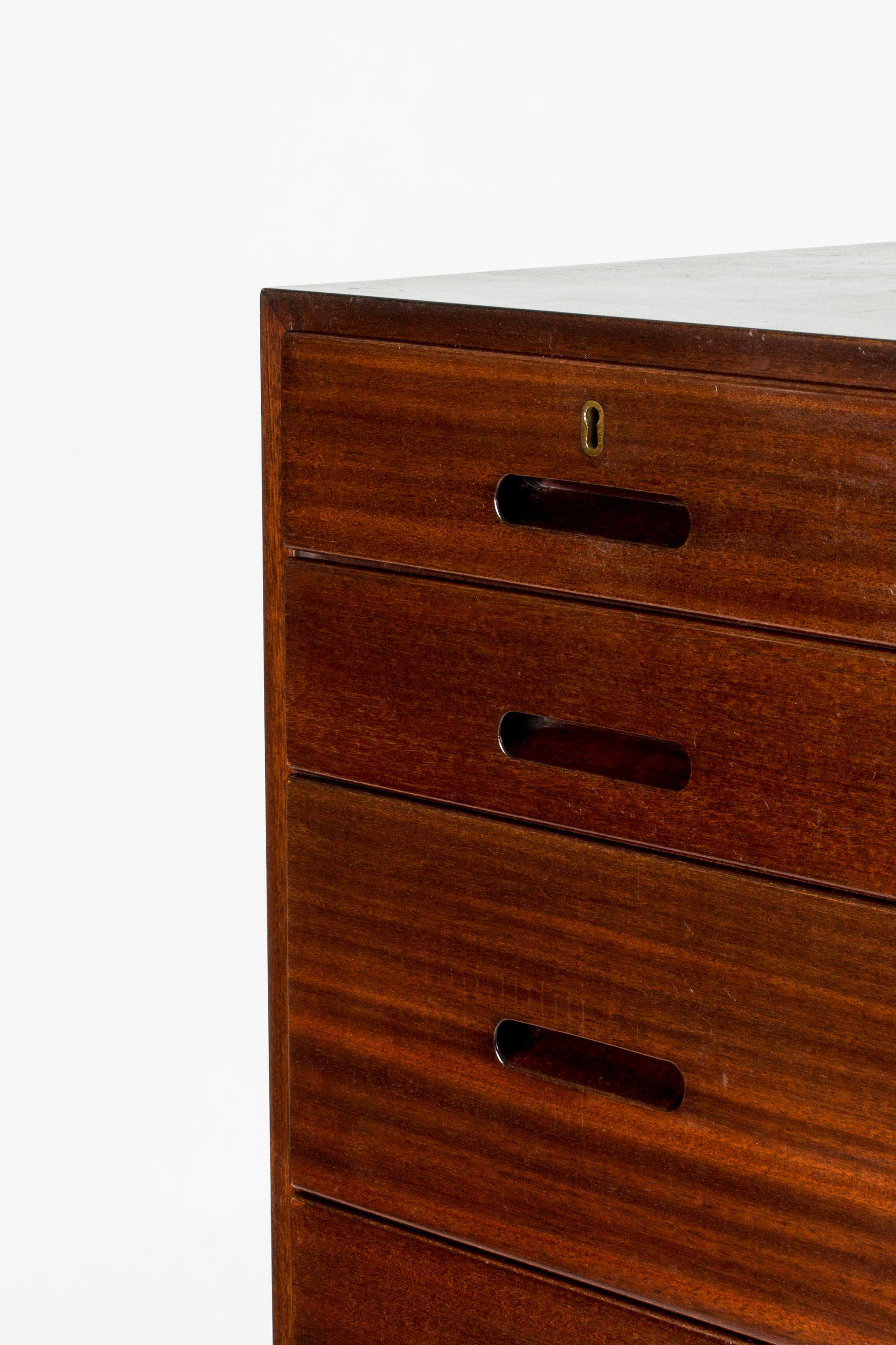 Wood Mid-Century Modern Chest of Drawers by Kai Winding, Denmark, 1960s For Sale