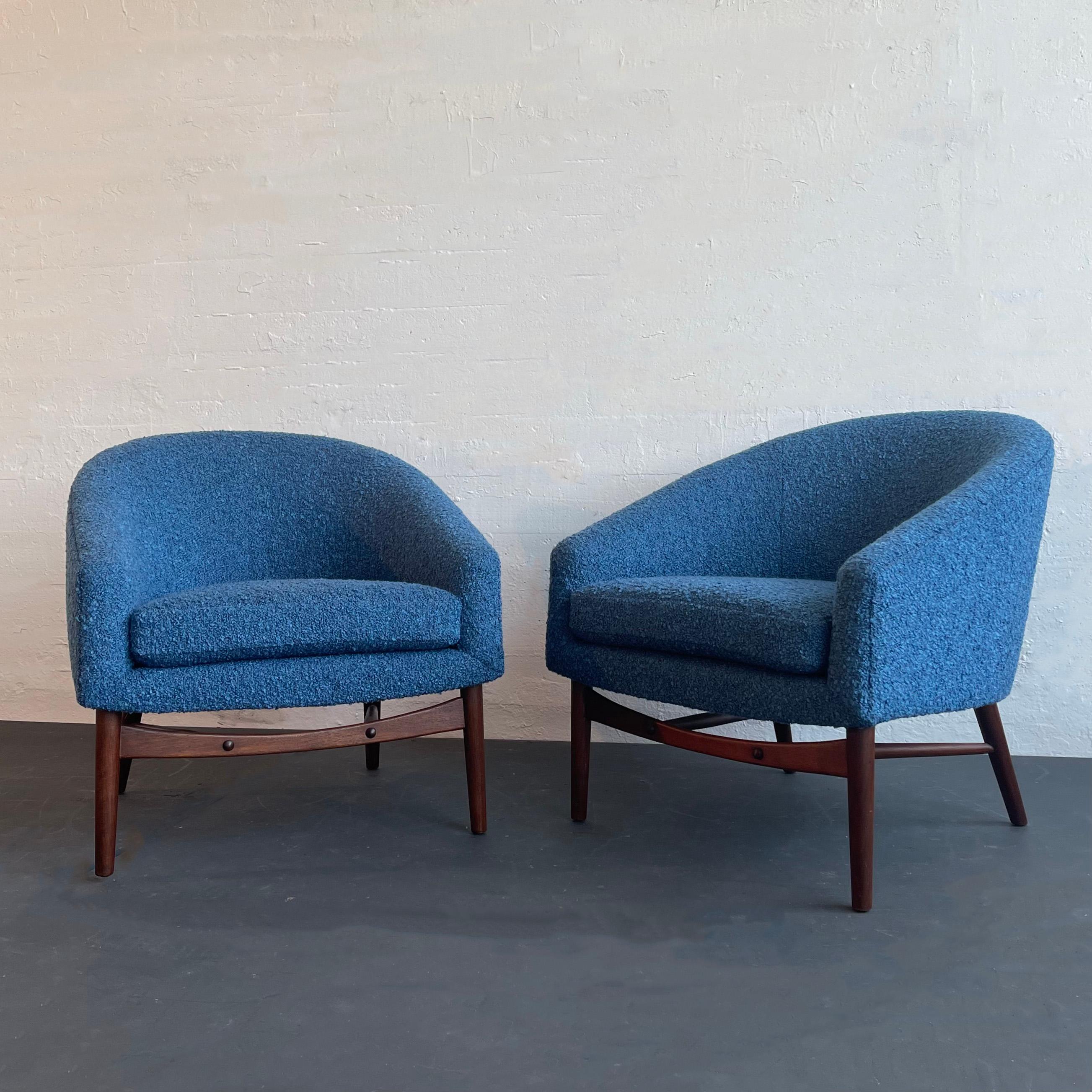Mid-Century Modern Midcentury Modern Club Chairs By Lawrence Peabody For Richardson Nemschoff For Sale