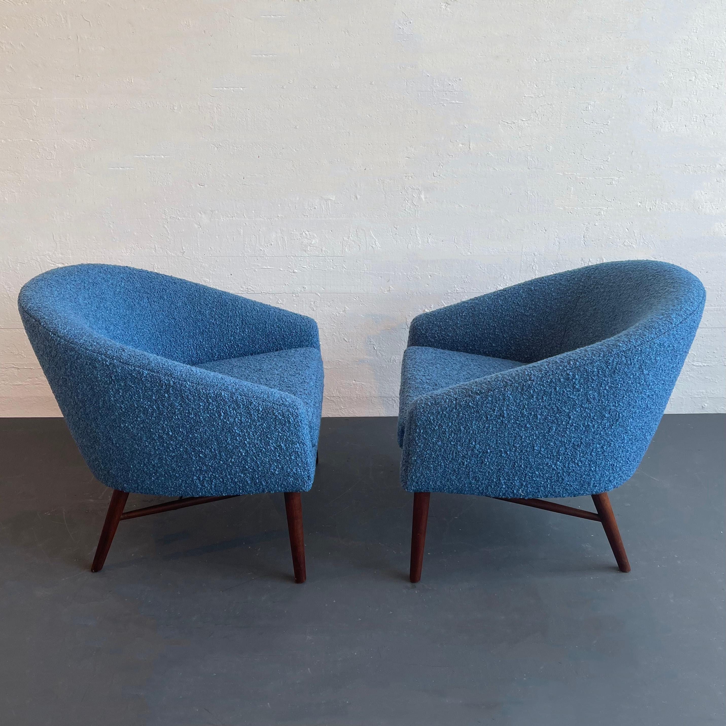 Midcentury Modern Club Chairs By Lawrence Peabody For Richardson Nemschoff For Sale 1