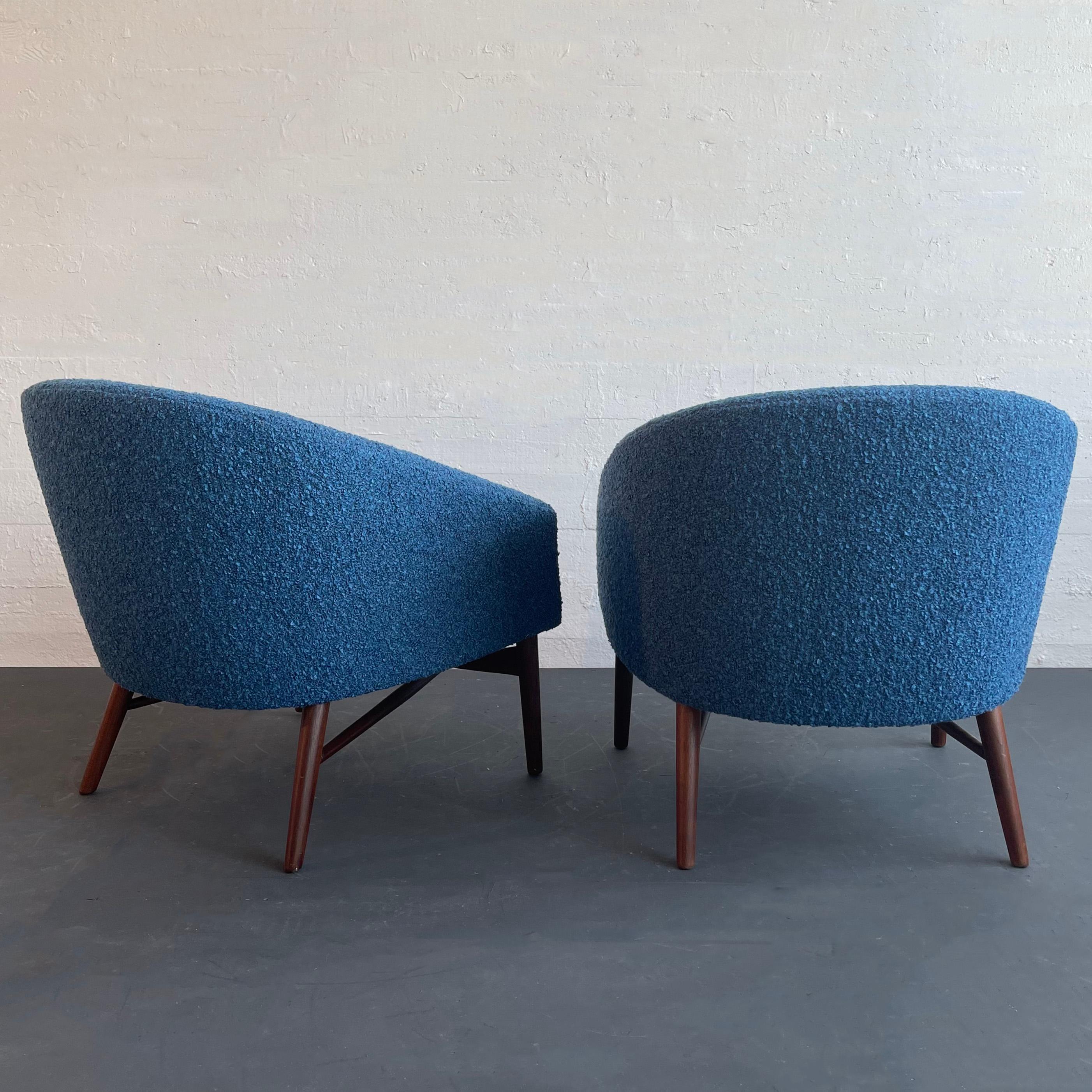Midcentury Modern Club Chairs By Lawrence Peabody For Richardson Nemschoff For Sale 2