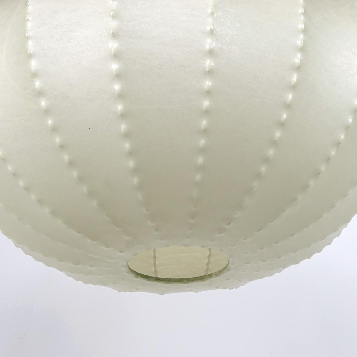 Italian Mid-Century Modern Cocoon Pendant Designed, Achille & Pier Castiglioni for Flos