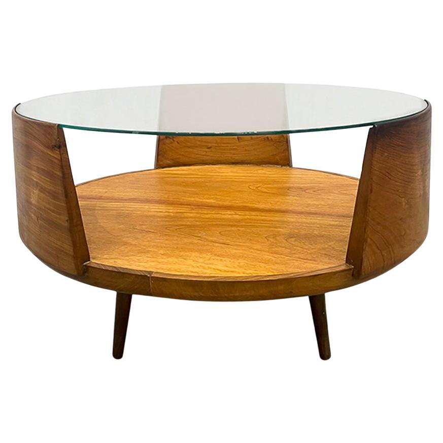 Midcentury Modern Coffee Table in Hardwood, Carlo Hauner & Martin Eisler, Brazil