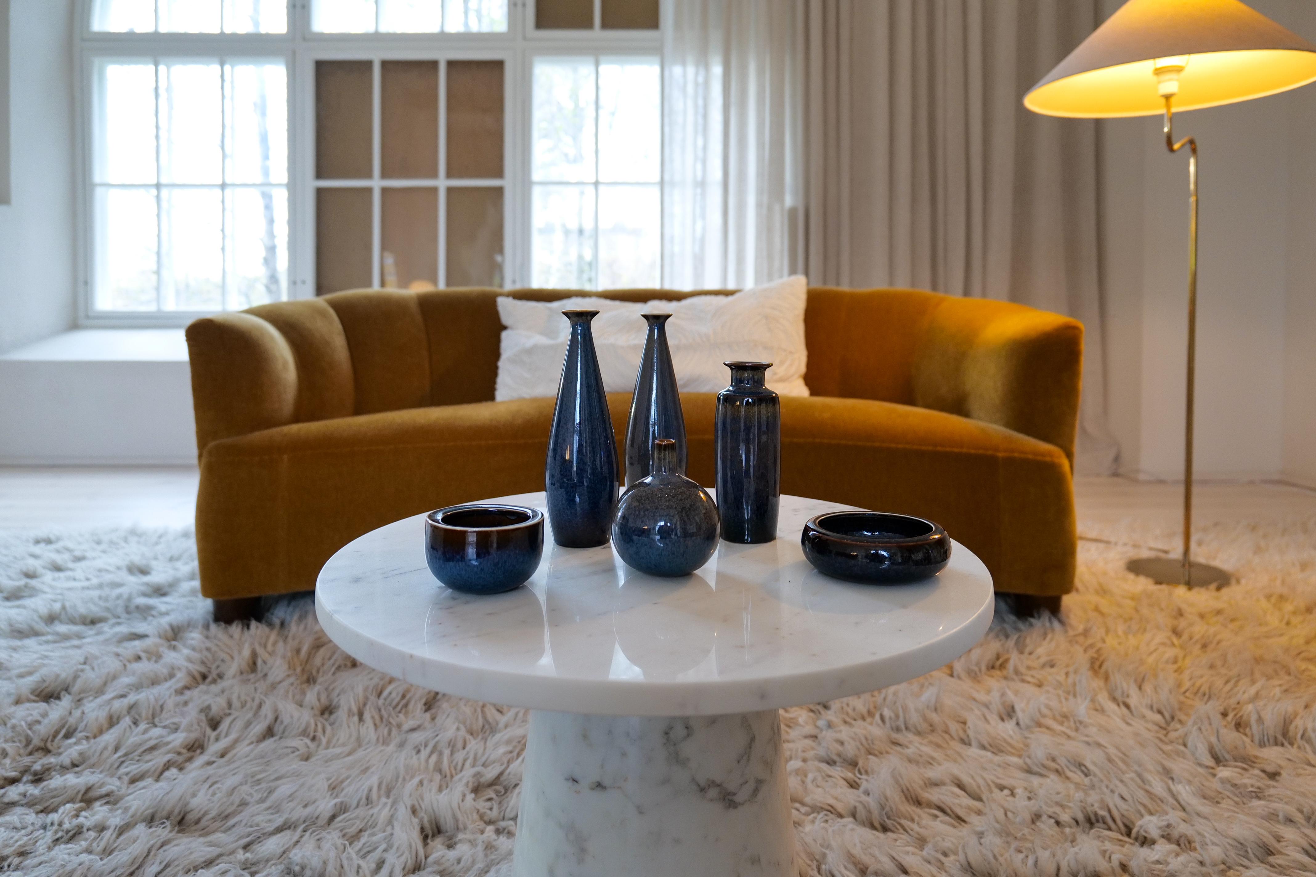 Mid-20th Century Midcentury Modern Collection of 6 Vessels Carl Harry Stålhane Rörstrand Sweden For Sale