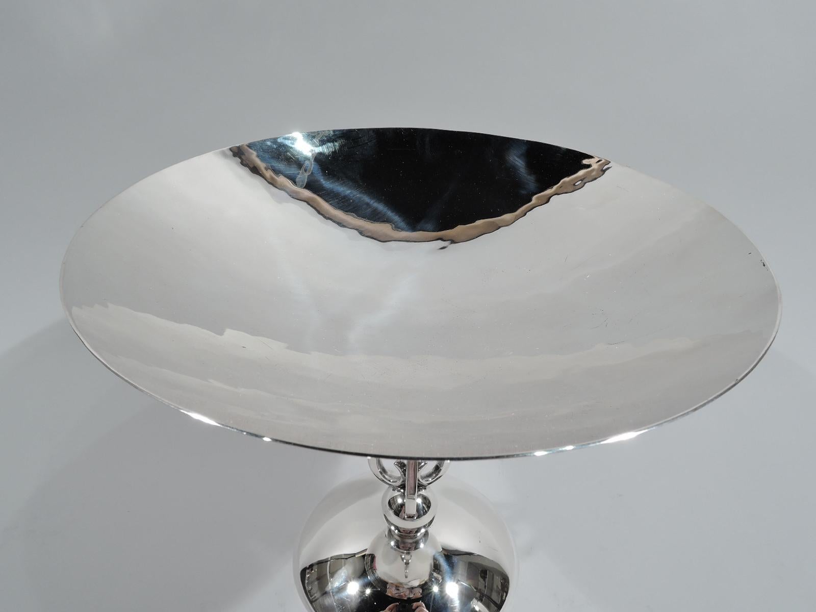 American Mid-Century Modern Compote by Sciarrotta for Cartier
