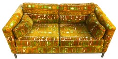 Mid-Century Modern Couch Sofa Loveseat Jack Lenor Larsen Upholstery