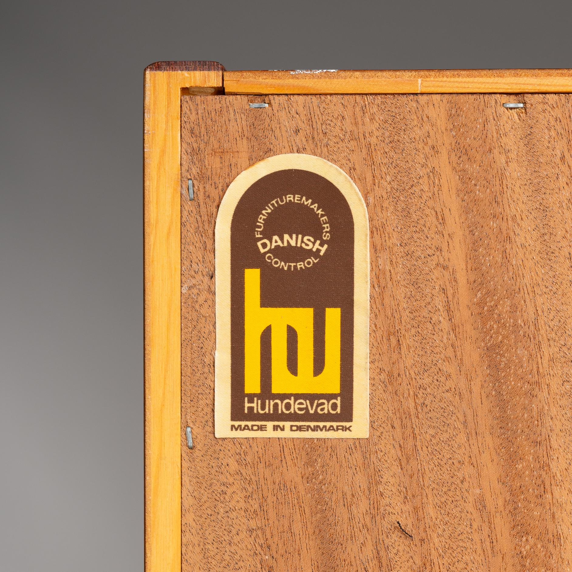 Libreria in palissandro di Hundevad & Co. di design danese del Medioevo, anni '60 in vendita 2