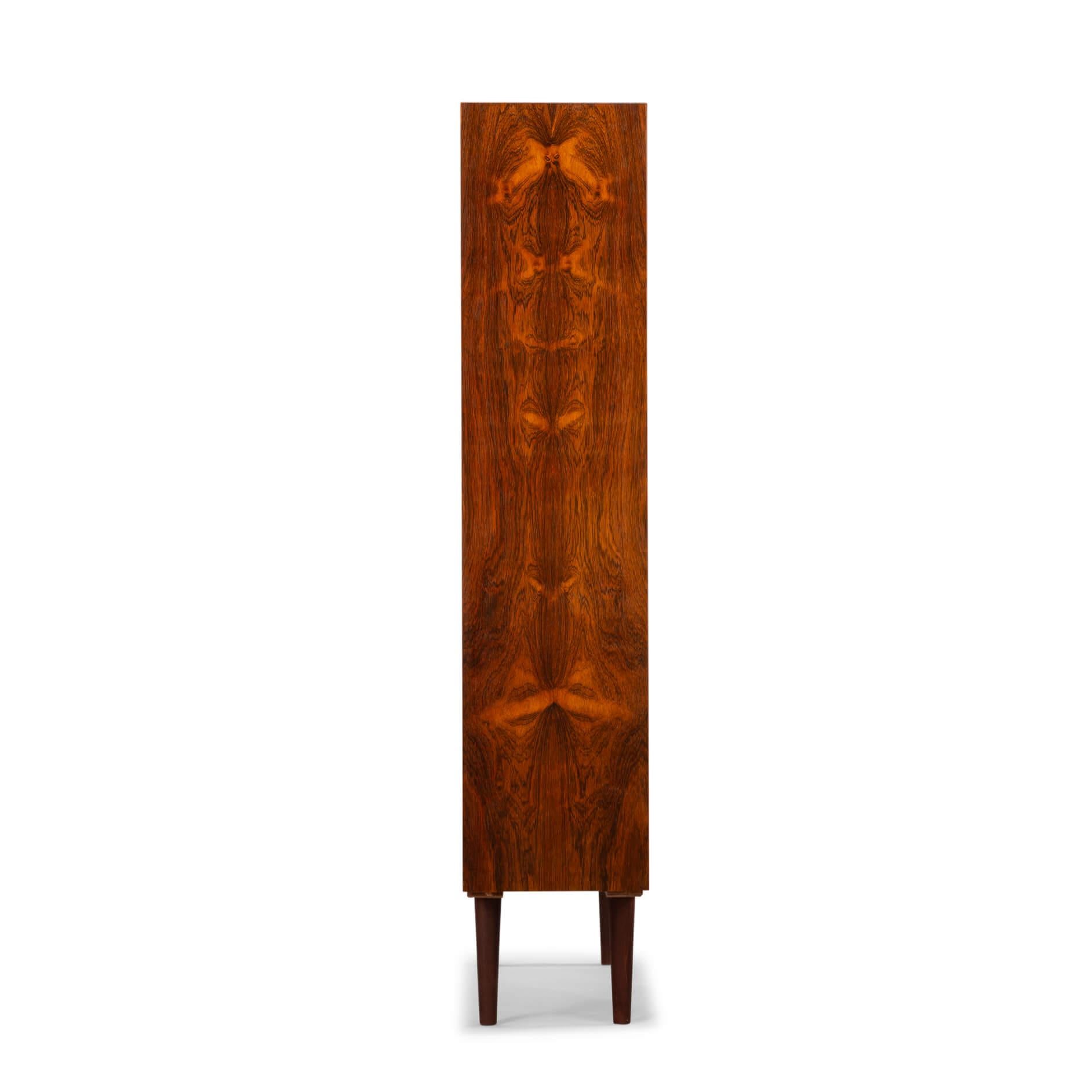 Mid-Century Modern Midcentury Modern Danish Design Rosewood Bookcase by Hundevad & Co, 1960s For Sale