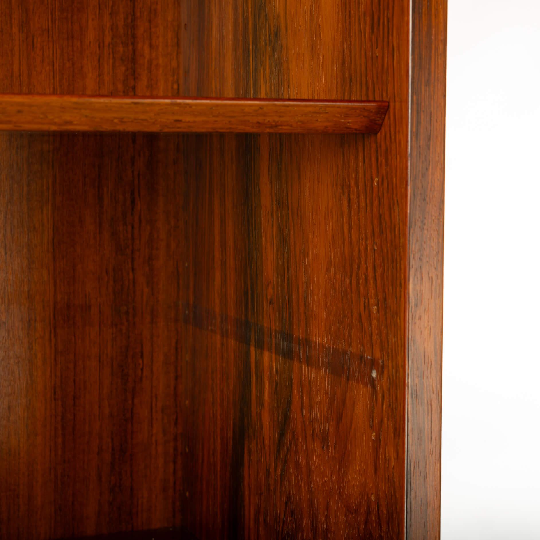 Mid-20th Century Midcentury Modern Danish Design Rosewood Bookcase by Hundevad & Co, 1960s For Sale