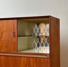 Midcentury modern danish high sideboard for Genega Møbler, 1960s Denmark