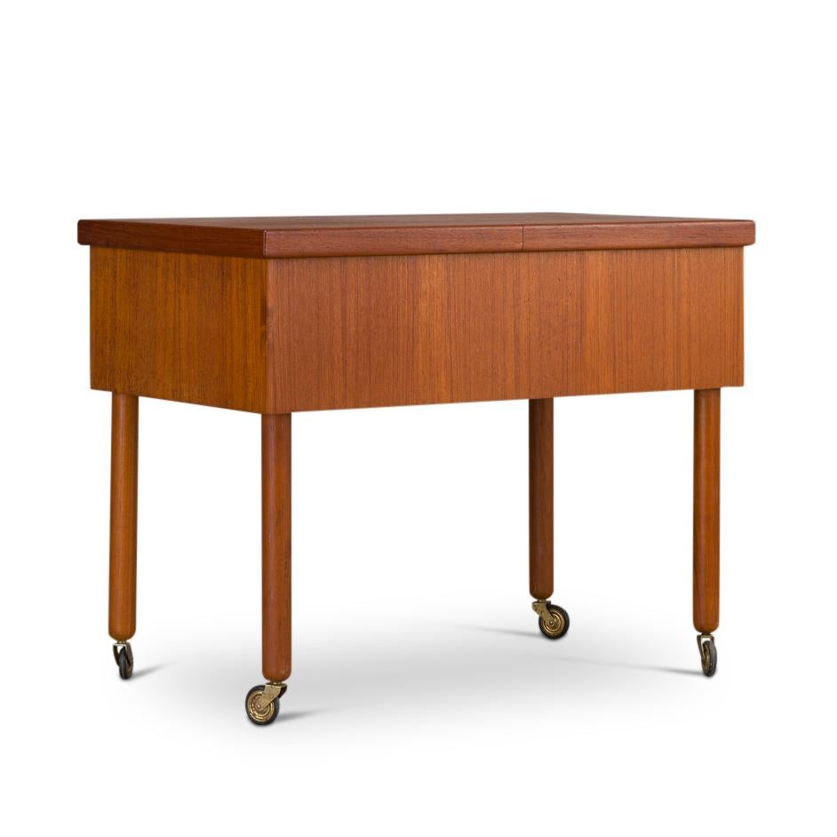 mid century modern sewing table