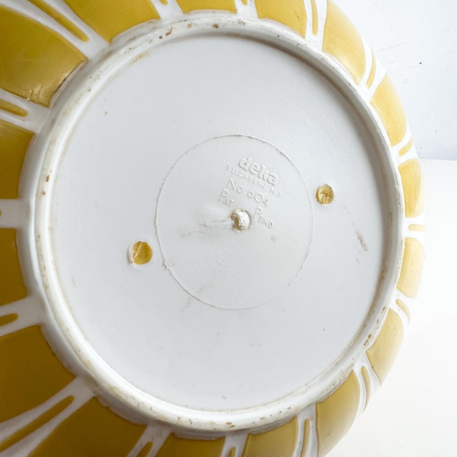 Midcentury Modern Decorative Deka Plastic Bowl Catherineholm Style of Denmark In Good Condition In Chula Vista, CA