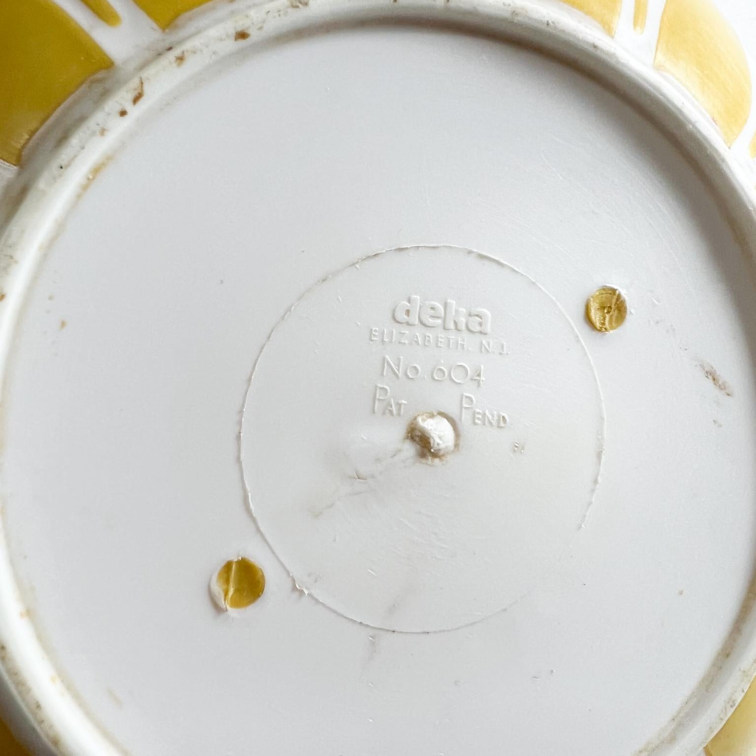 Mid-20th Century Midcentury Modern Decorative Deka Plastic Bowl Catherineholm Style of Denmark