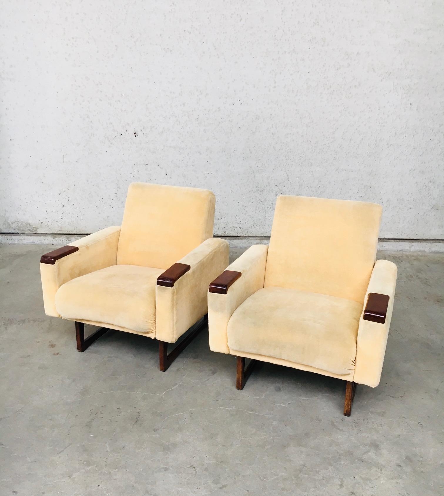 Mid-Century Modern Design Armchair Set, Denmark, 1950's In Good Condition For Sale In Oud-Turnhout, VAN