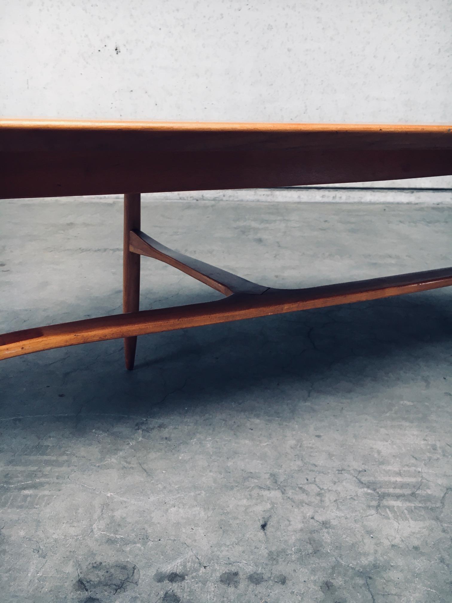 Moderner Boomerang-Couchtisch aus der Mitte des Jahrhunderts von Svante Skogh, Schweden 1960er Jahre im Angebot 5