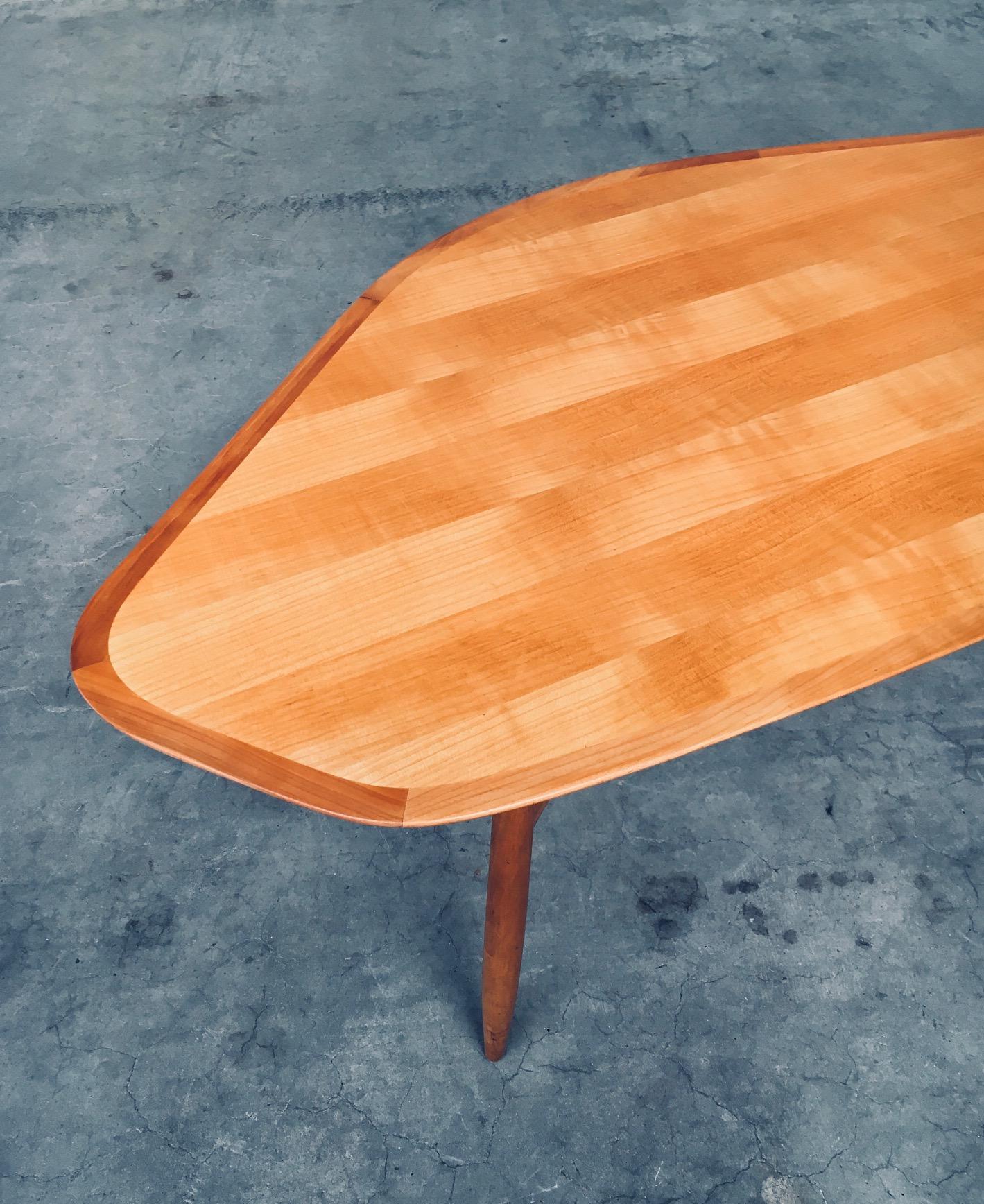 Moderner Boomerang-Couchtisch aus der Mitte des Jahrhunderts von Svante Skogh, Schweden 1960er Jahre im Angebot 6