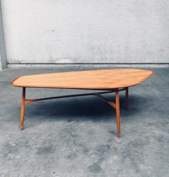 Midcentury Modern Design Boomerang Coffee Table by Svante Skogh, Sweden 1960's