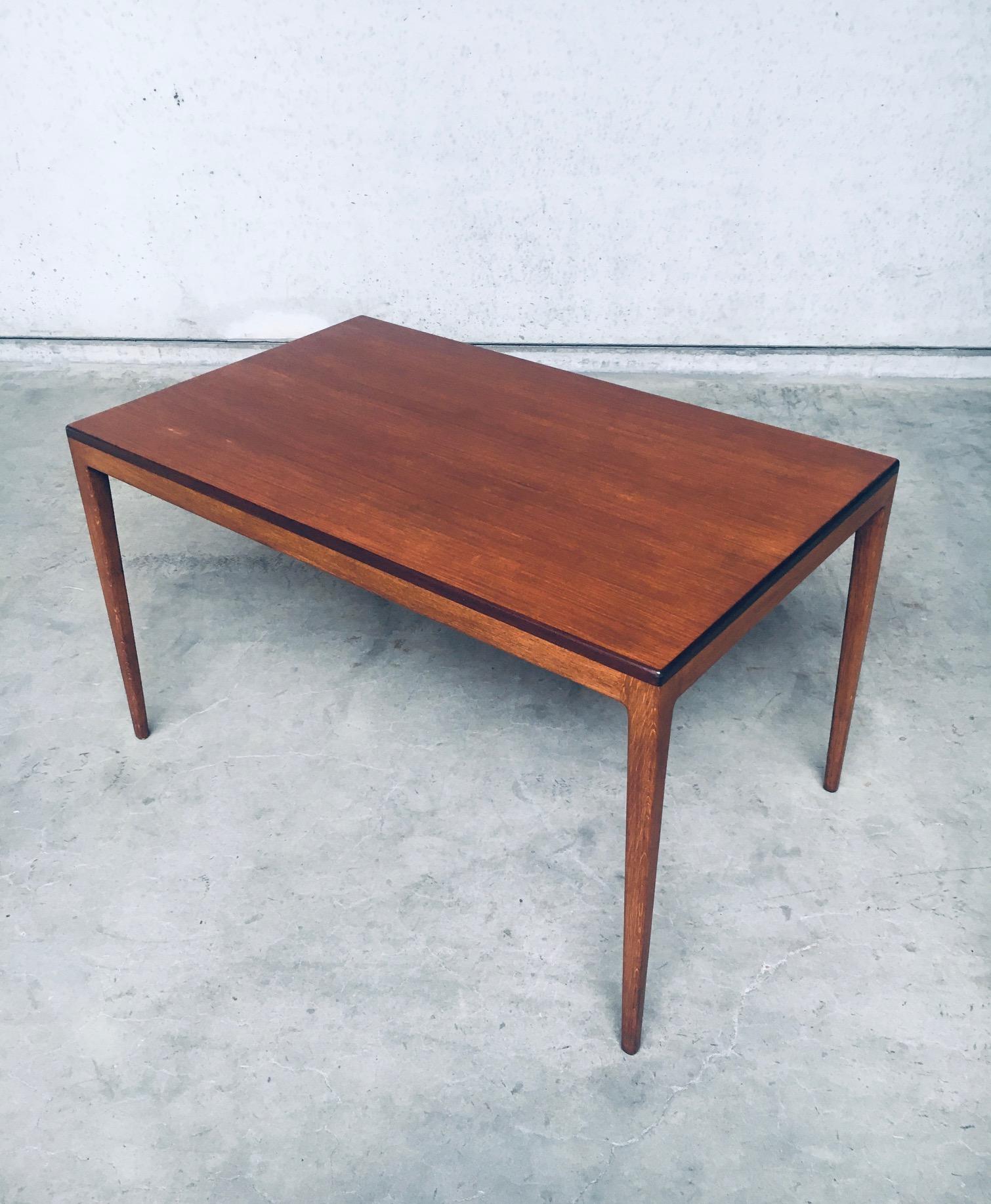 Mid-Century Modern Design Dining Table by Hartmut Lohmeyer for Wilkhahn, 1958 In Good Condition In Oud-Turnhout, VAN
