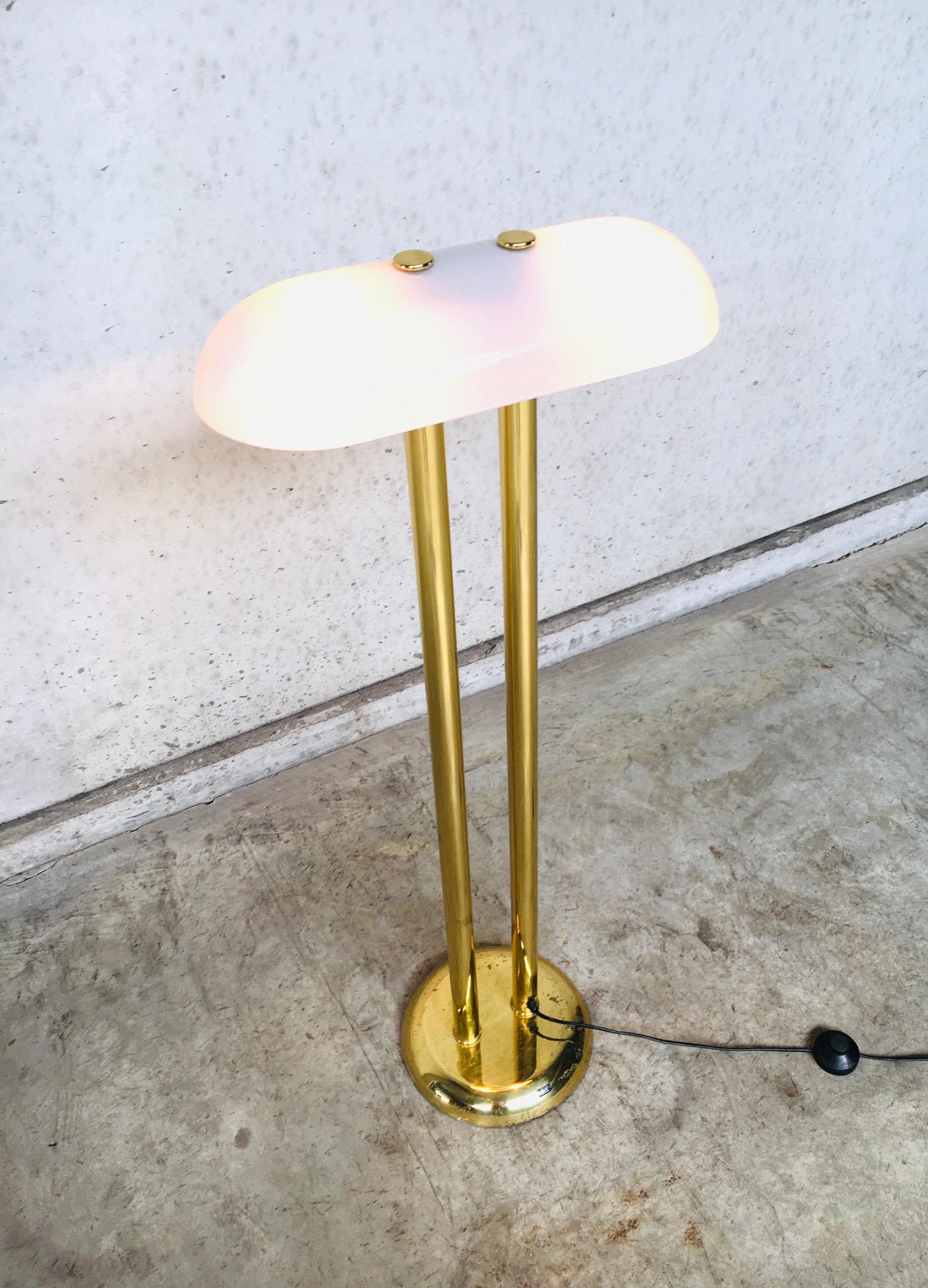 Brass Mid-Century Modern Design Floor Lamp by Vibia Spain, 1970's For Sale
