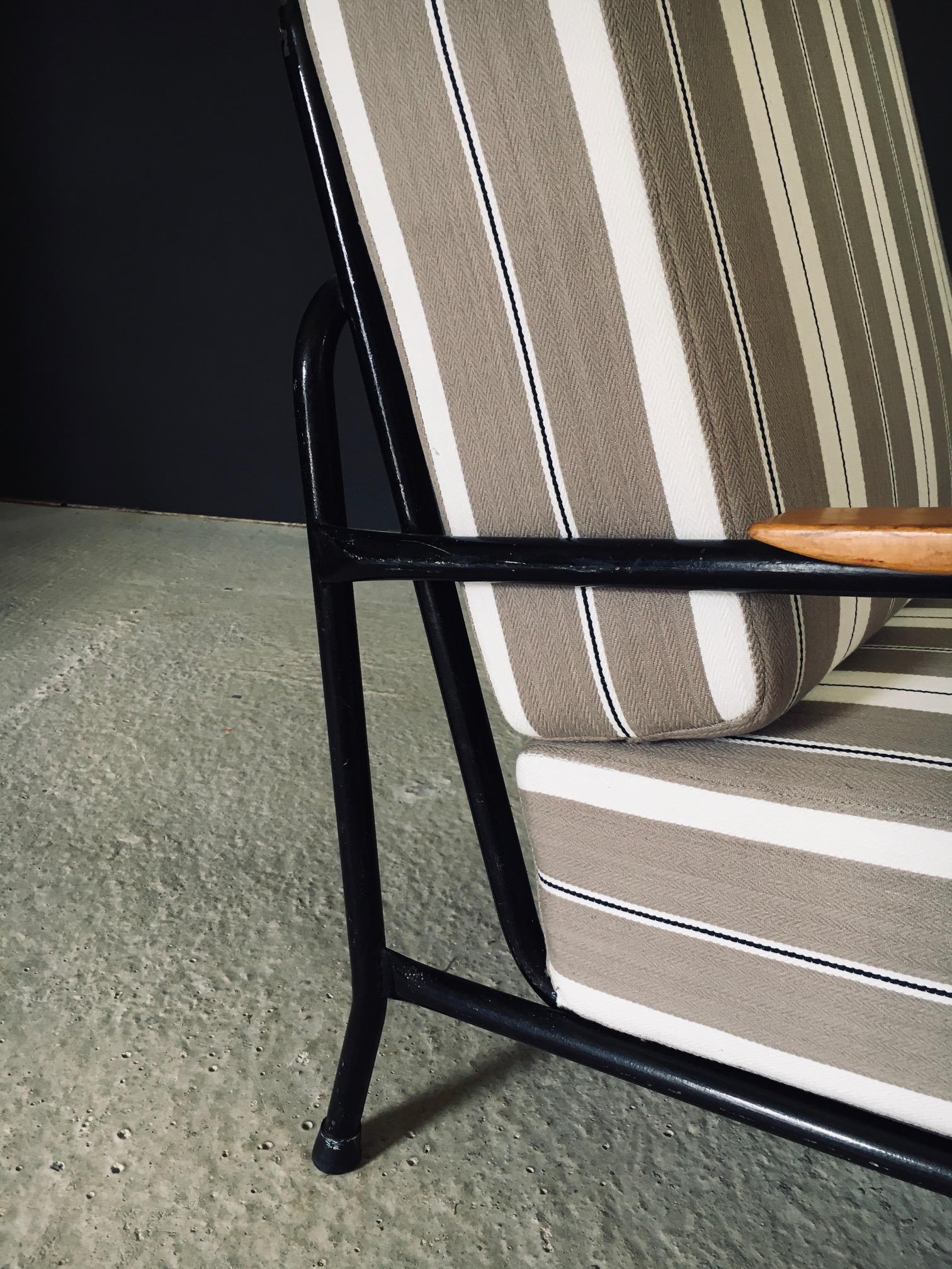 Chaise longue au design moderne du milieu du siècle, France, années 1950 en vente 5