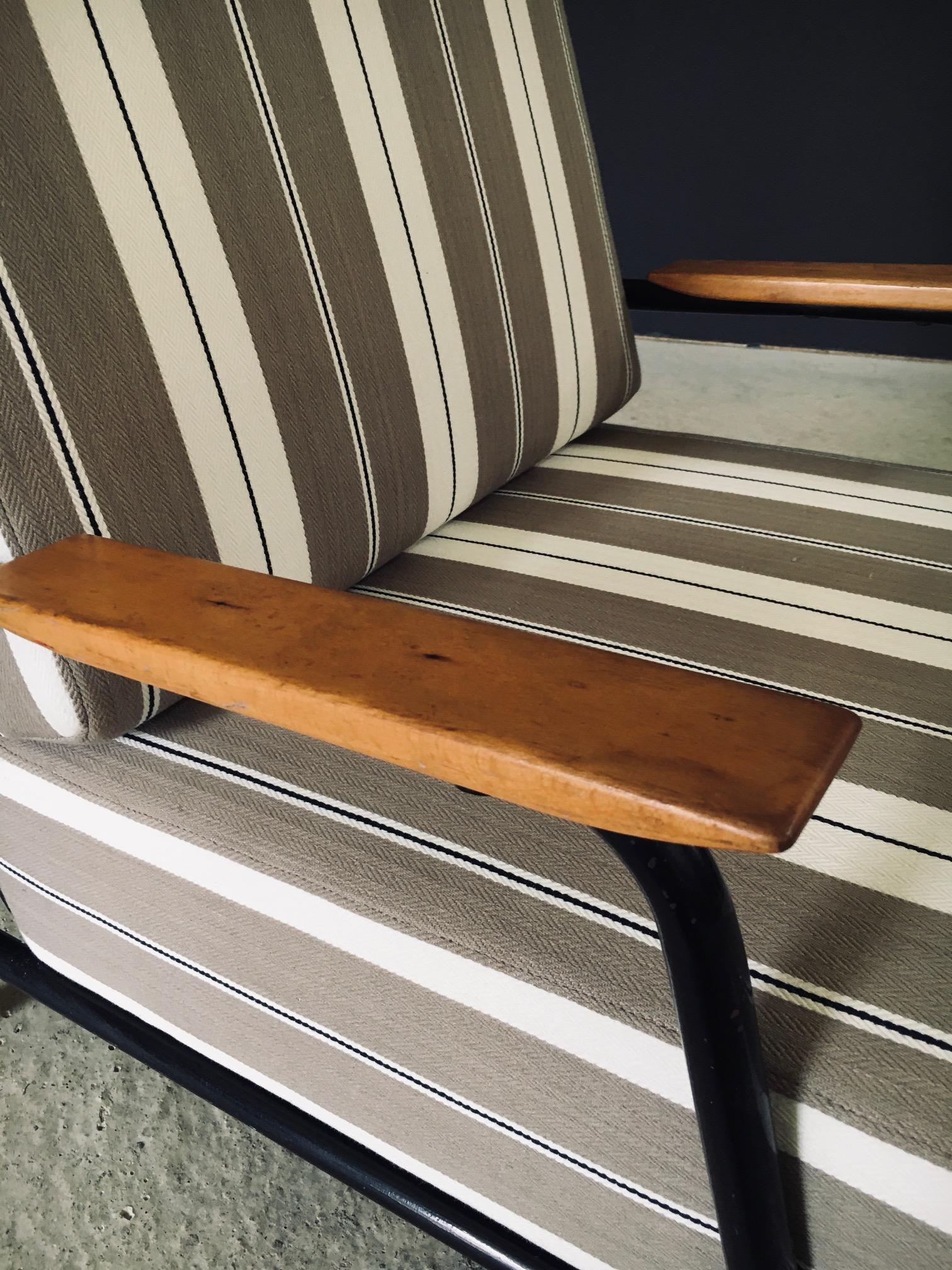 Chaise longue au design moderne du milieu du siècle, France, années 1950 en vente 6