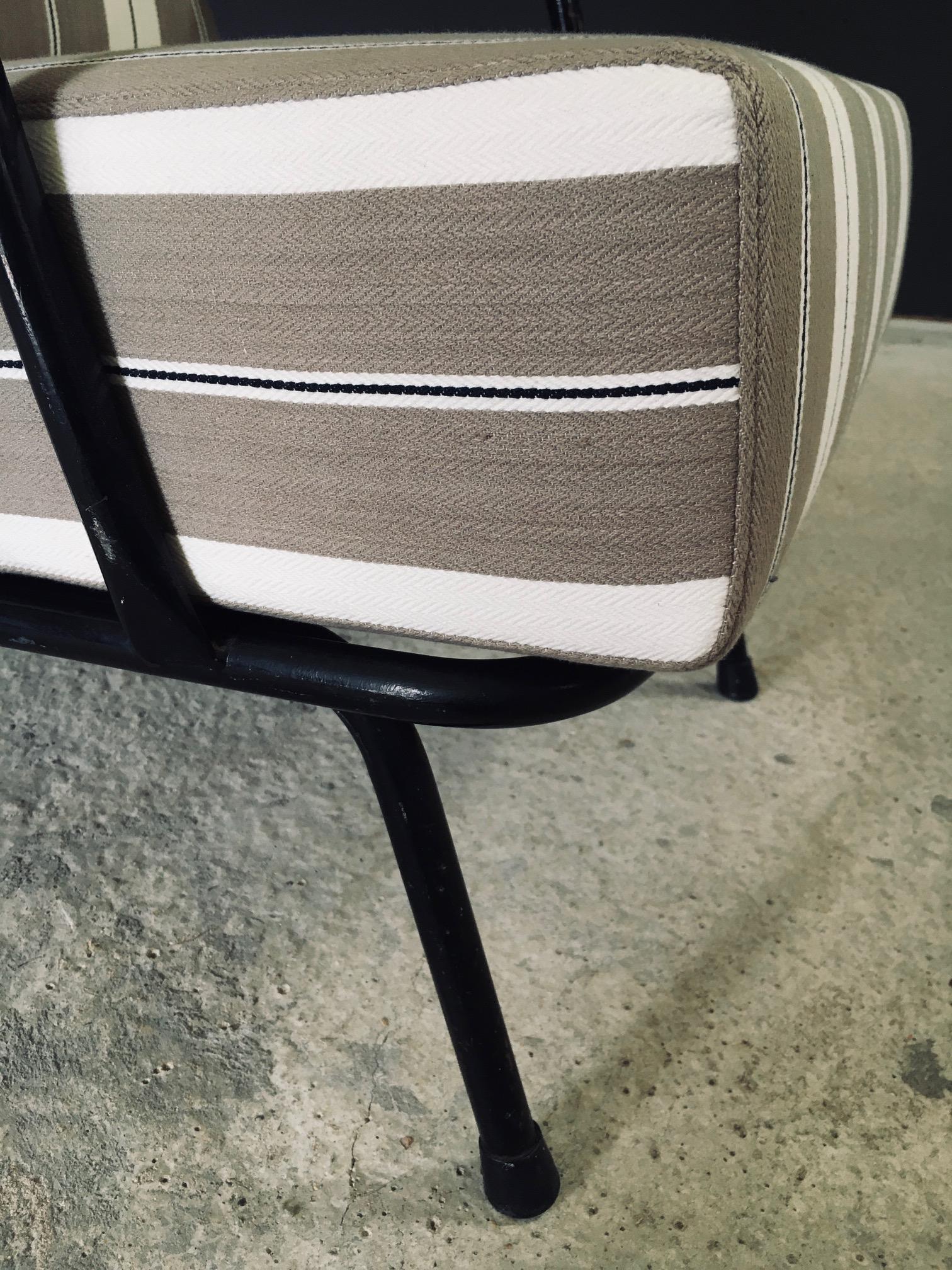 Chaise longue au design moderne du milieu du siècle, France, années 1950 en vente 13