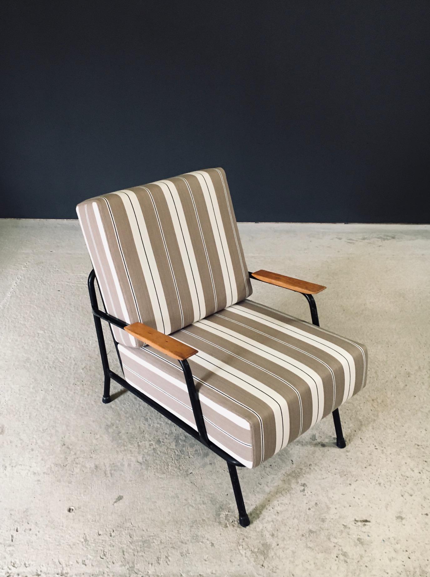 Mid-Century Modern Chaise longue au design moderne du milieu du siècle, France, années 1950 en vente