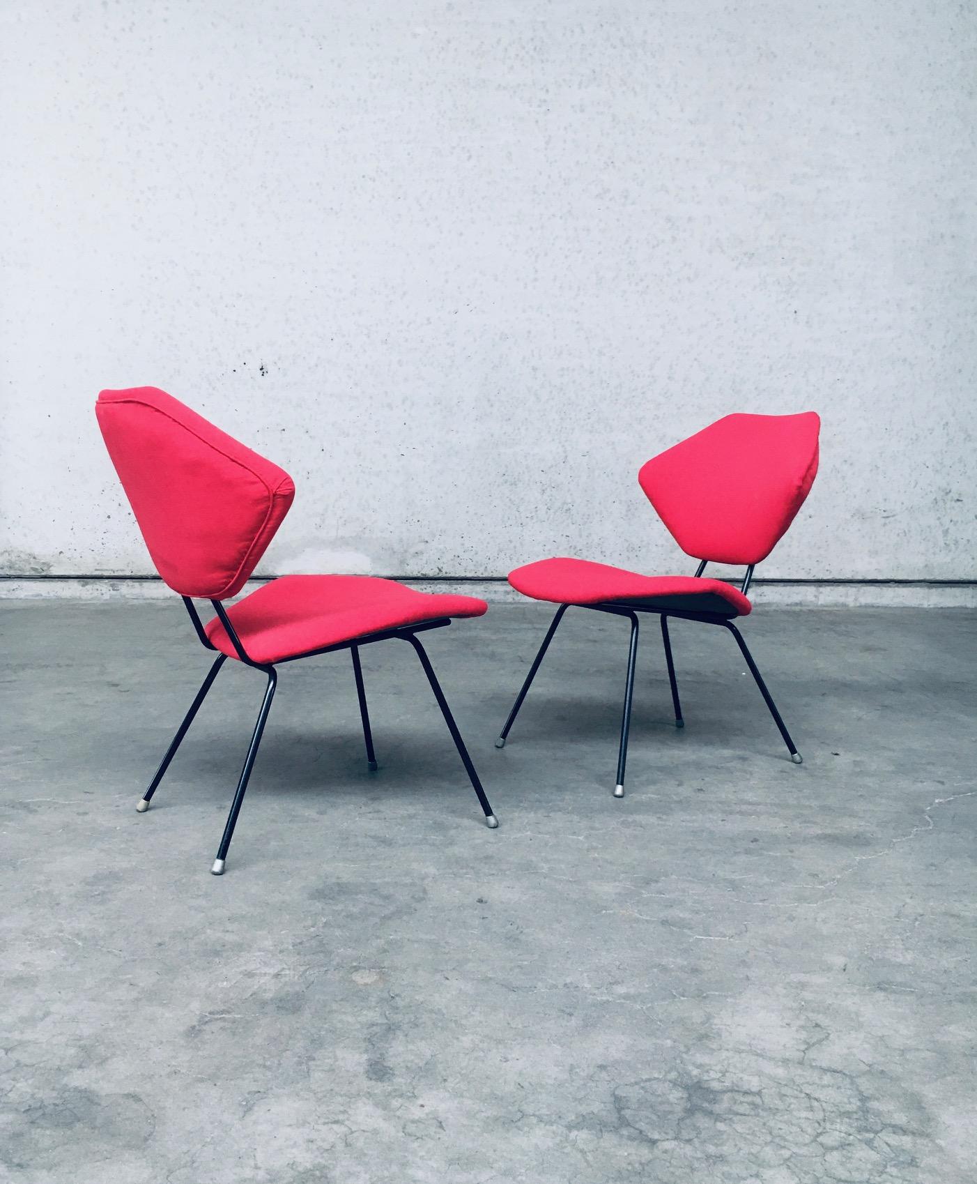 Ensemble de chaises d'appoint basses au design moderne du milieu du siècle, Italie, années 1950 en vente 1