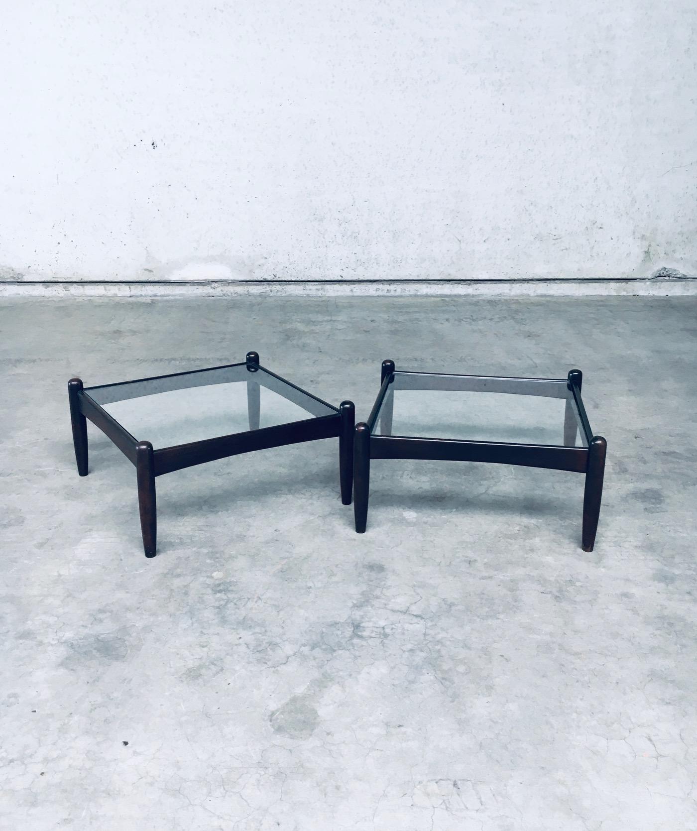 Juego de mesa auxiliar baja de diseño moderno de mediados de siglo, Suecia Años 60 Sueco en venta