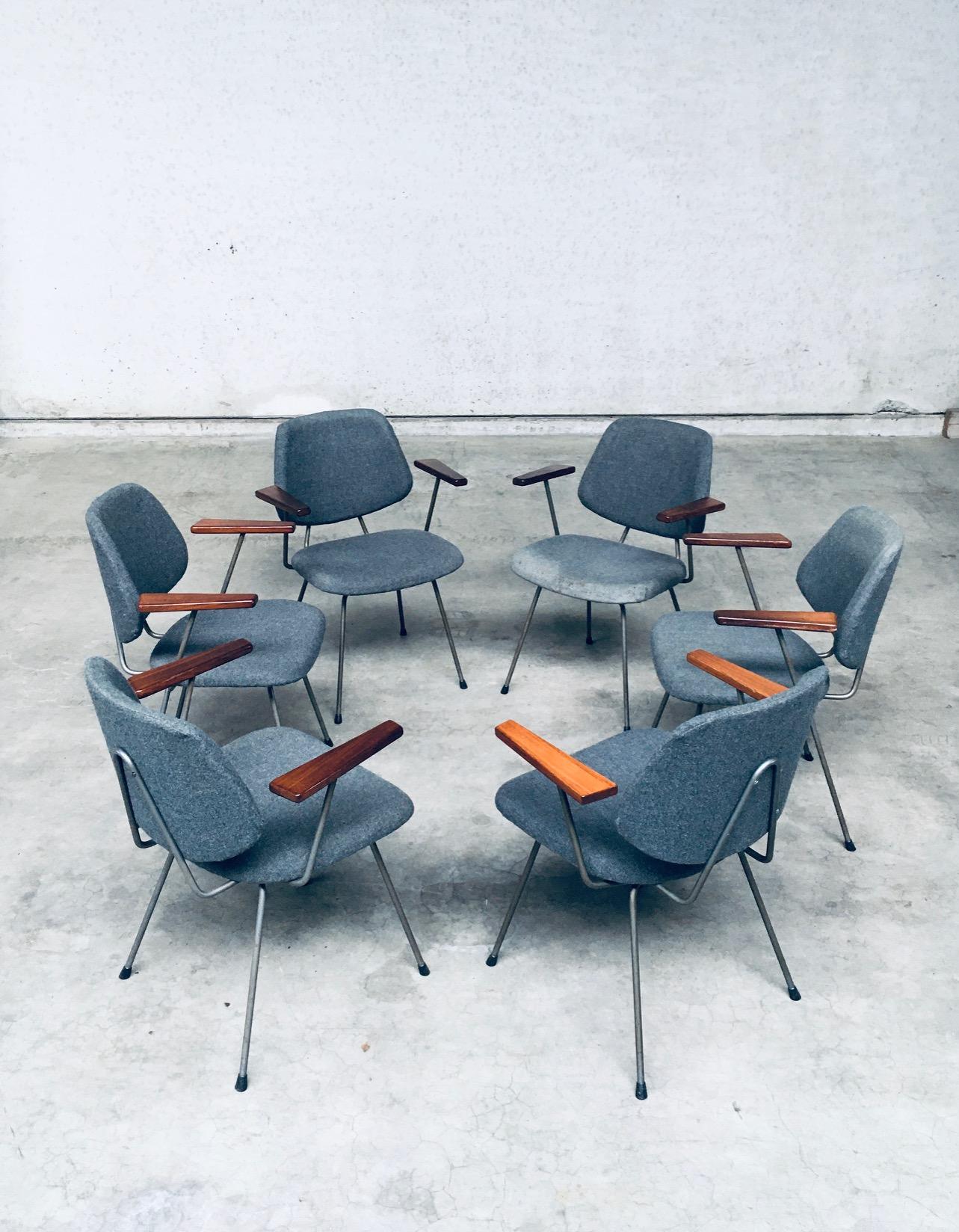 Silla de oficina de diseño moderno de mediados de siglo de Wim Rietveld para Kembo, años 50 mediados del siglo XX en venta