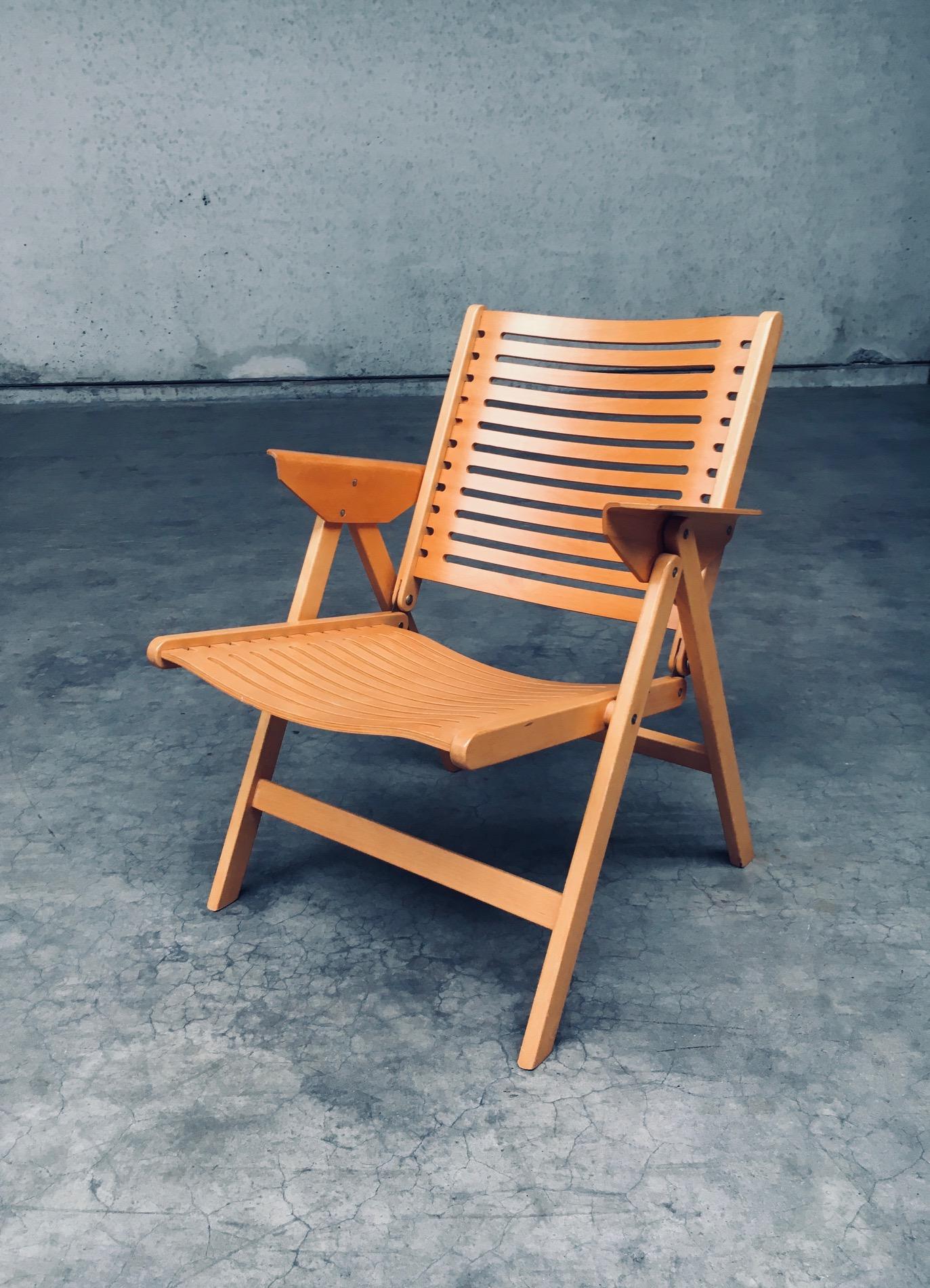 Sedie pieghevoli REX Kralj di Nico Kralj per Stol Kamnik, design moderno del Medioevo in vendita 4