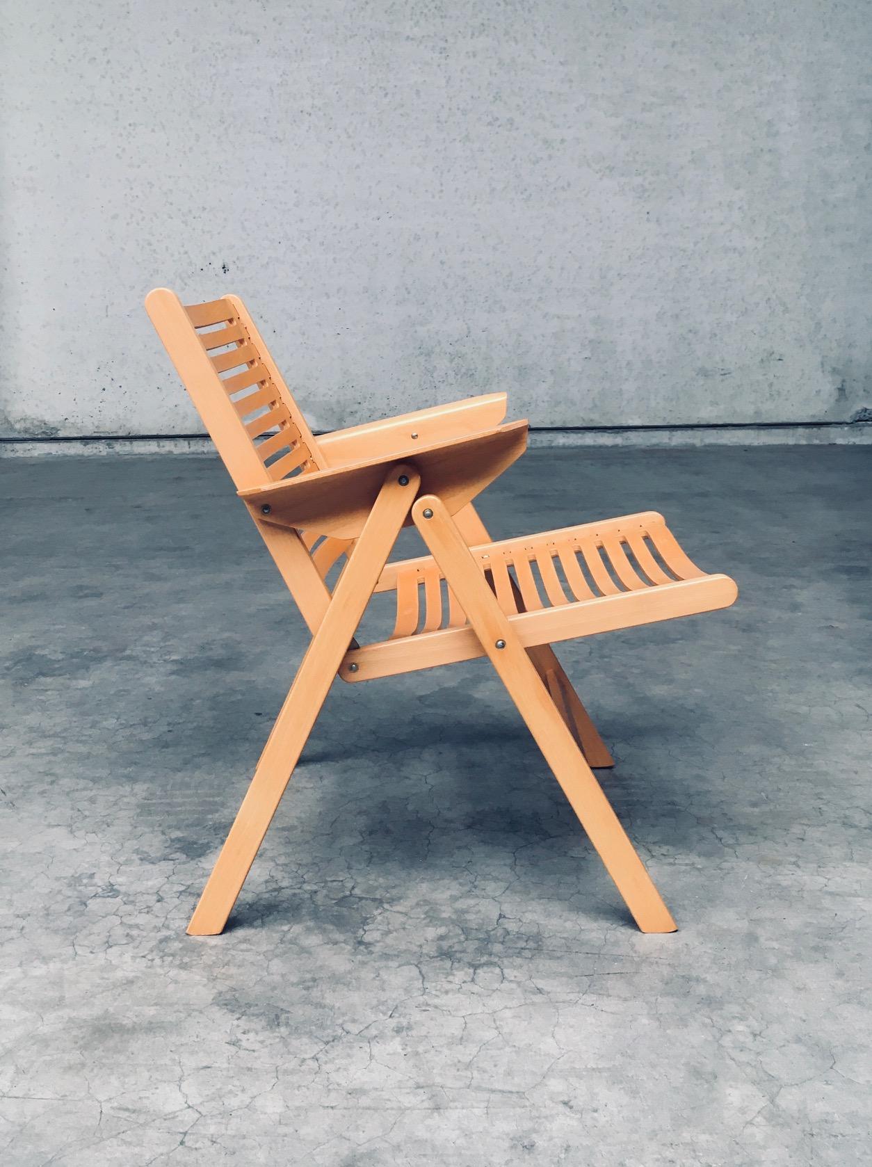 Sedie pieghevoli REX Kralj di Nico Kralj per Stol Kamnik, design moderno del Medioevo in vendita 7