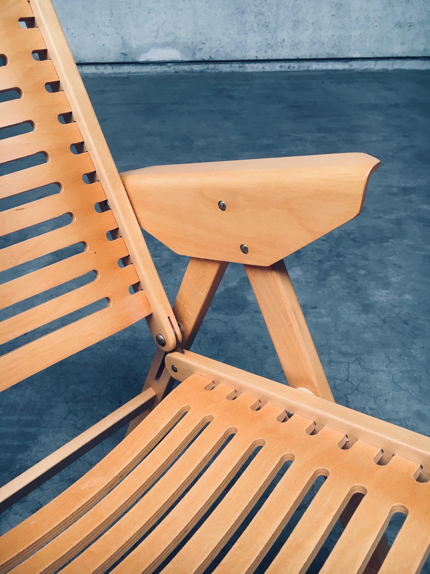 Sedie pieghevoli REX Kralj di Nico Kralj per Stol Kamnik, design moderno del Medioevo in vendita 12