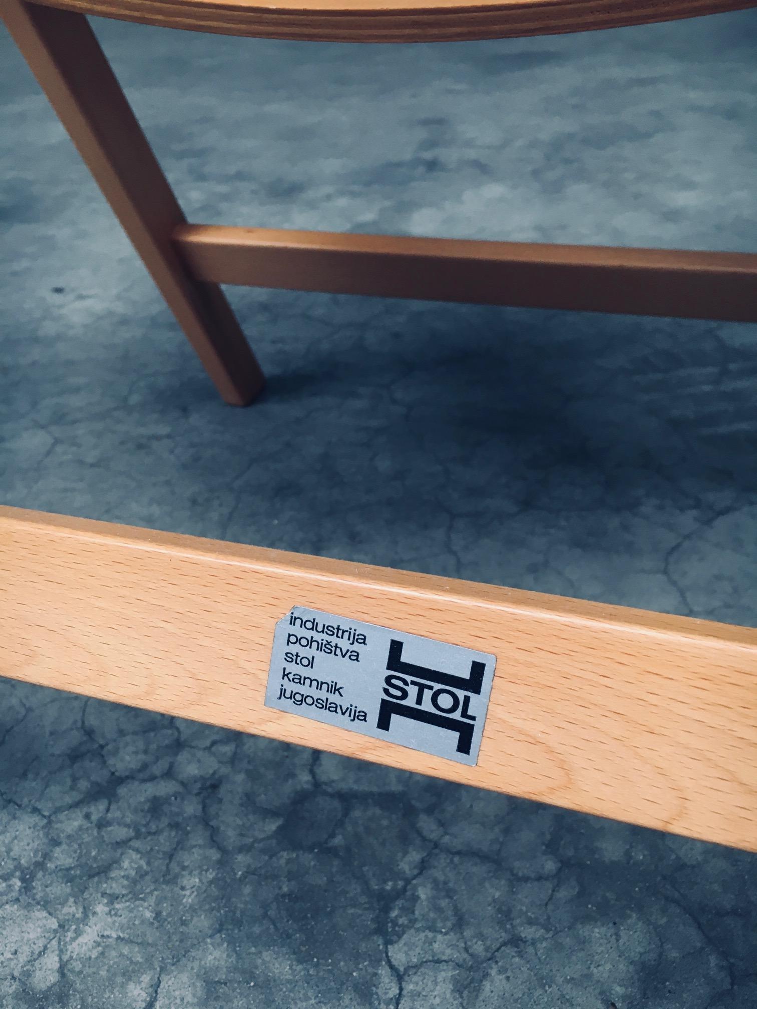Sedie pieghevoli REX Kralj di Nico Kralj per Stol Kamnik, design moderno del Medioevo in vendita 13