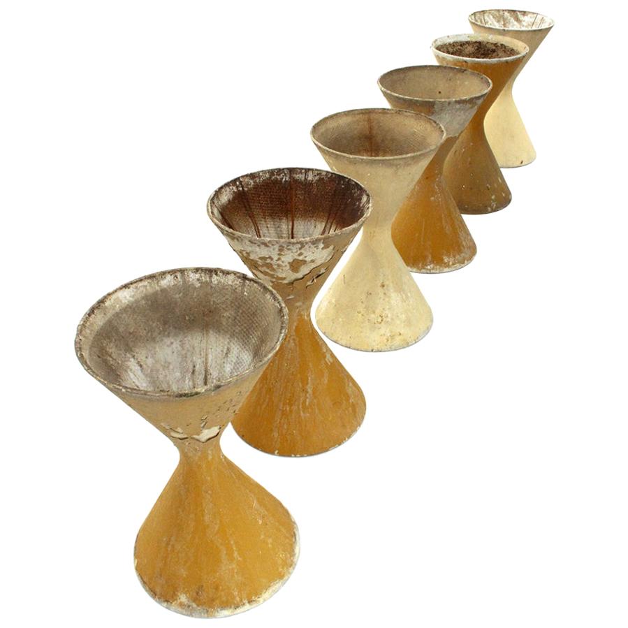 Mid-Century Modern Diablo Planter by Willy Guhl for Eternit Sa, 1950s