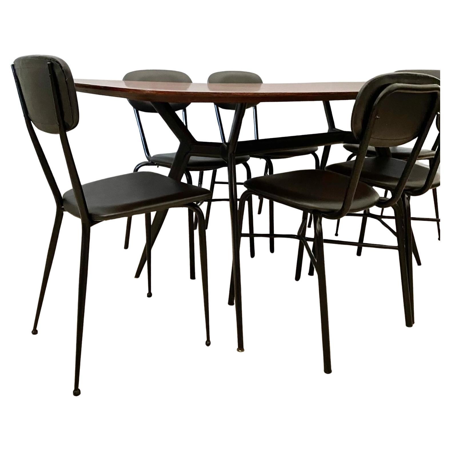 Mid-Century Modern Midcentury modern dining set, Italy 1960 's For Sale