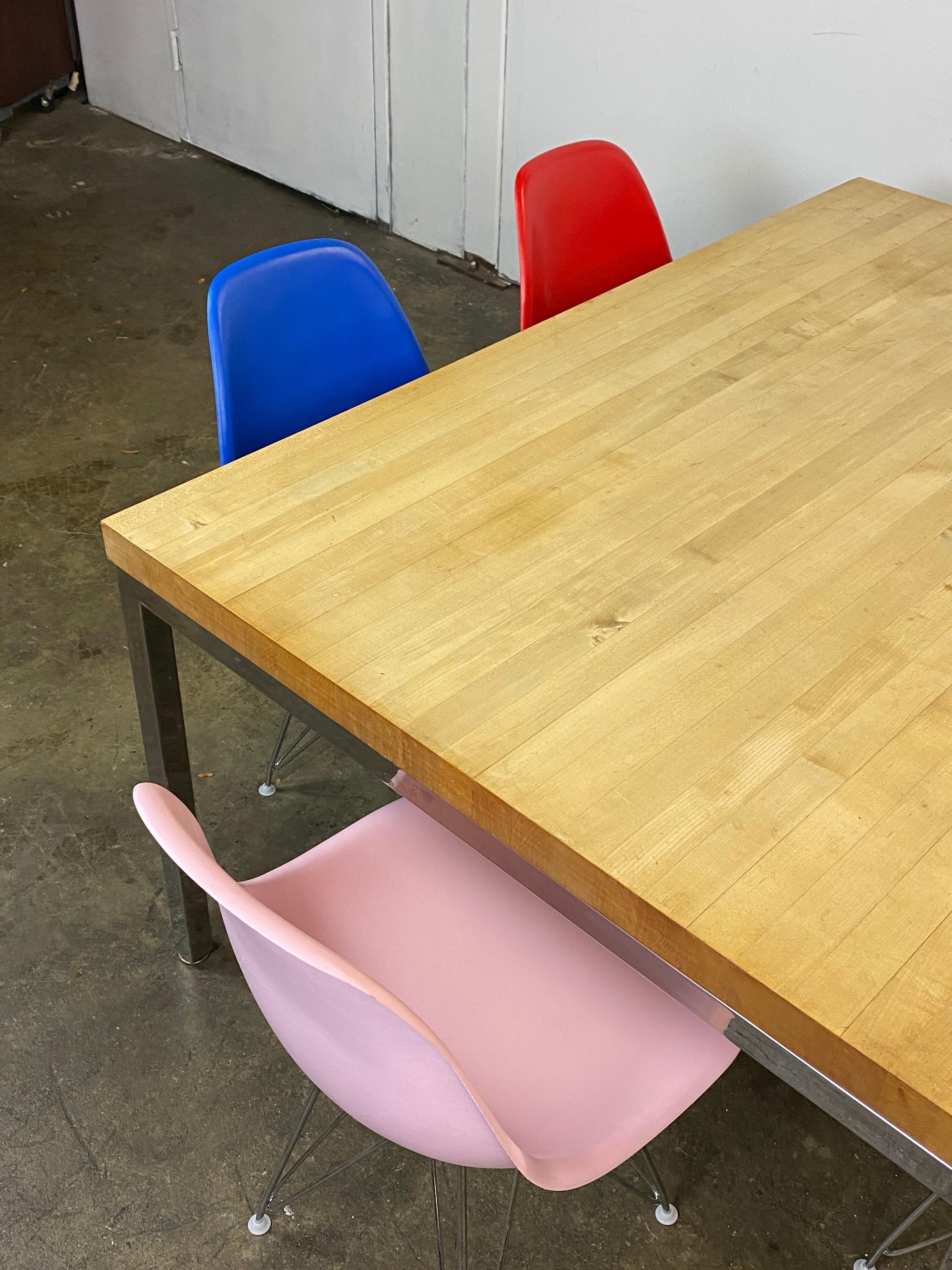 Mid-Century Modern Dining Set with Eames DSR Chairs 6