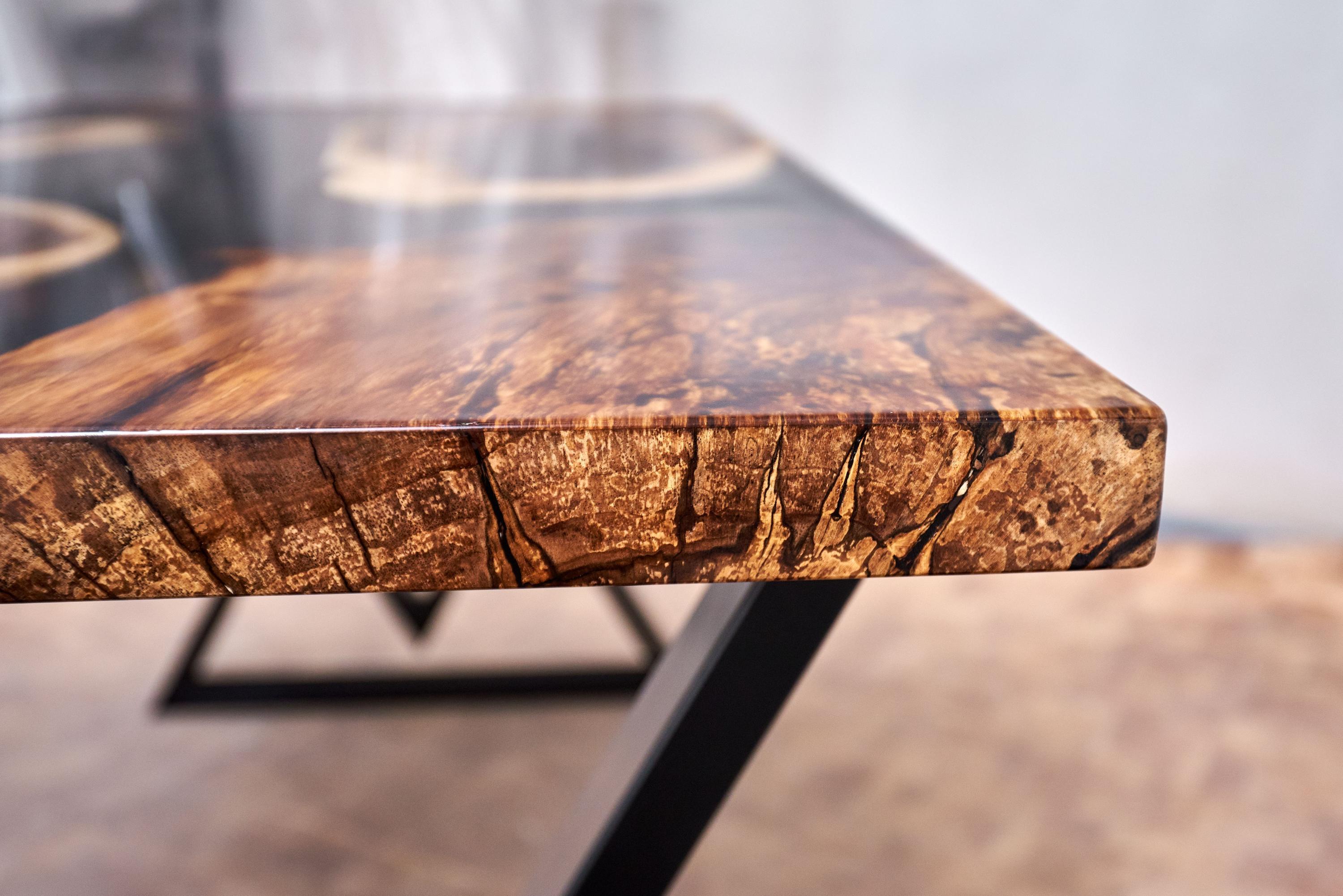 Table de salle à manger The Moderns Contemporary Table de salle à manger Handmade Rustic Tables en vente 3